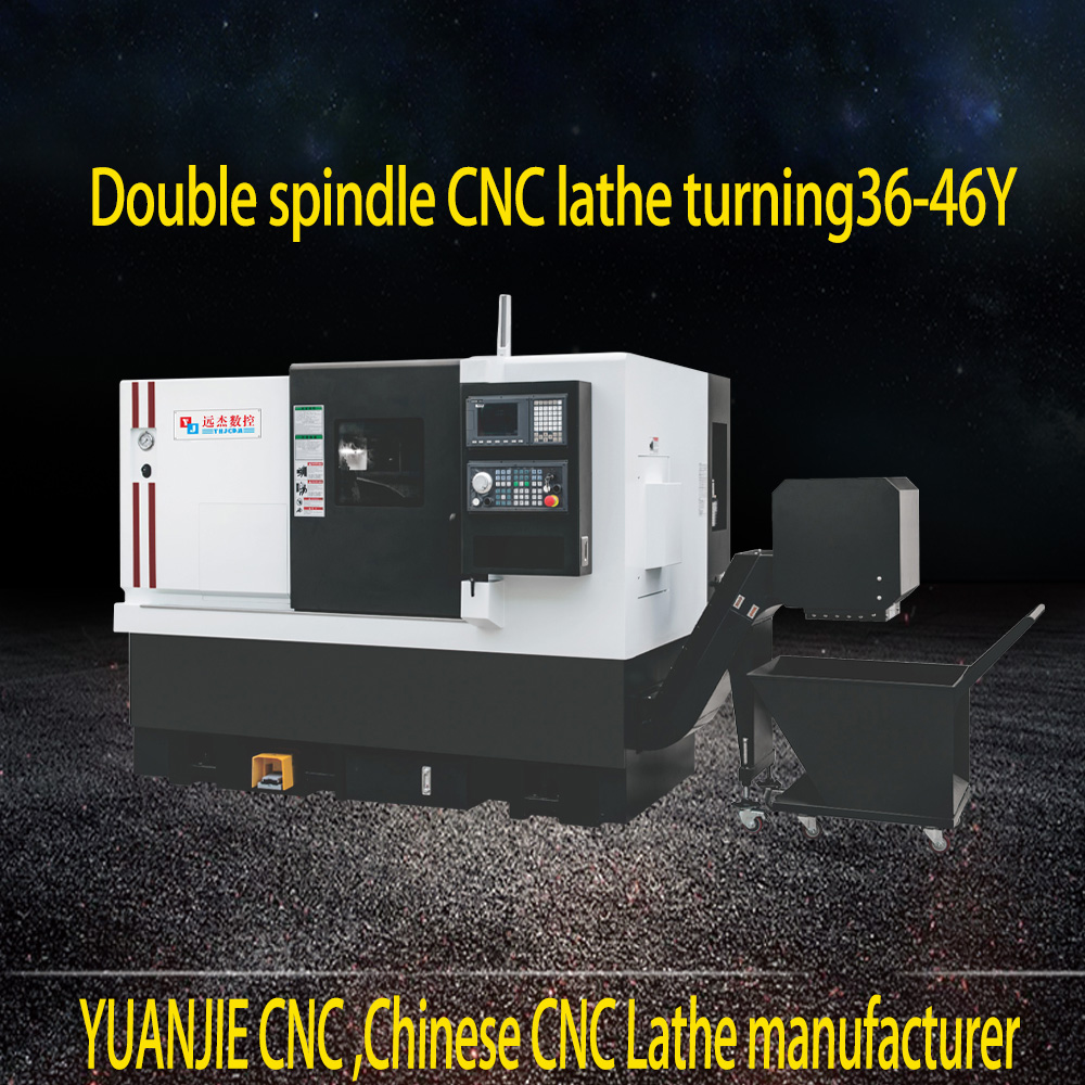 Double spindle turning and milling compound