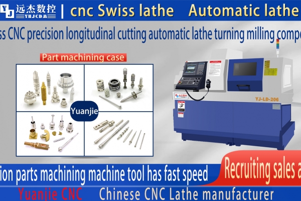 Electrical configuration of CNC Swiss slitting lathes